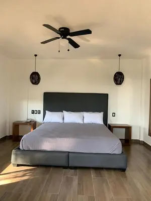 Cama o camas de una habitación en Mar De Estrellas - Hotel