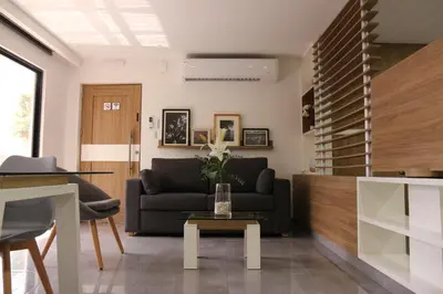 Zona de estar de The Lu'um House