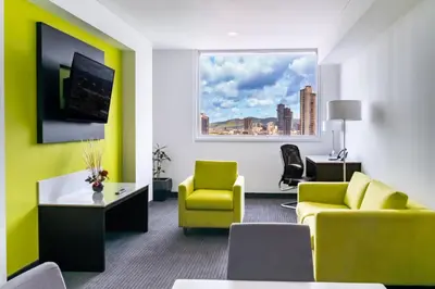 Zona de estar de Holiday Inn Express & Suites Puebla Angelopolis by IHG