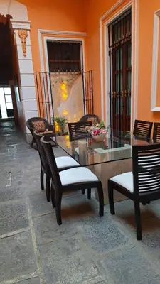 Zona de estar de Hotel del Capitán de Puebla