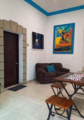 Zona de estar de Hotel del Capitán de Puebla