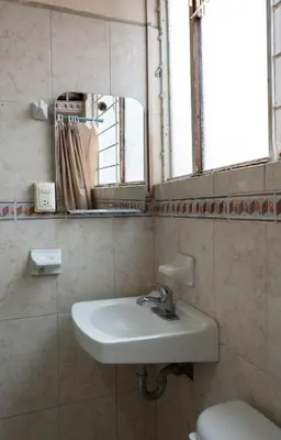 Un baño de Hotel Esperanza, Oaxaca Centro
