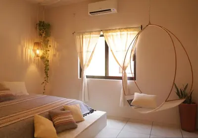 Cama o camas de una habitación en Casa Bonita