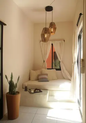Cama o camas de una habitación en Casa Bonita