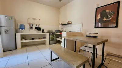 Una cocina o zona de cocina en Casa Bonita