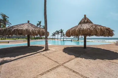 Piscina en o cerca de Maravilloso departamento frente al mar, Acapulco