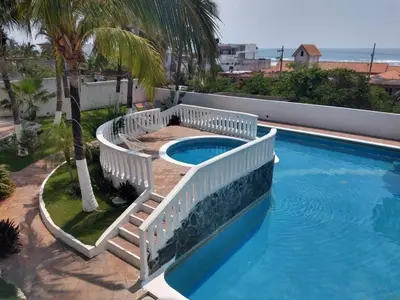 Piscina en o cerca de COCO HOUSE CHACHALACAS