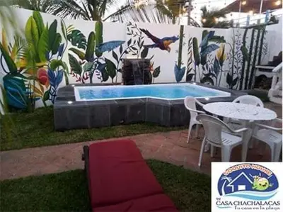 Piscina en o cerca de COQUITO HOUSE CHACHALACAS