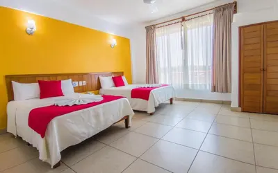 Cama o camas de una habitación en Hotel Serymar
