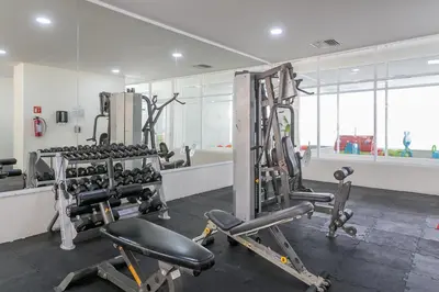 Gimnasio o instalaciones de fitness de Amazing Condo Ocean View By Bamboo Skylife