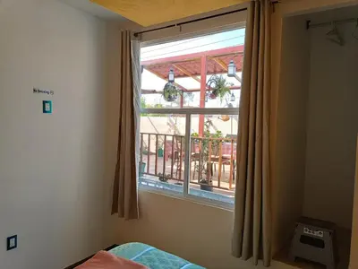 Cama o camas de una habitación en PentHouse con Roof Garden Privado Aeropuerto CDMX