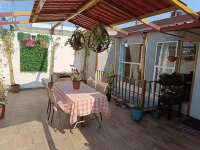 Un balcón o terraza de PentHouse con Roof Garden Privado Aeropuerto CDMX