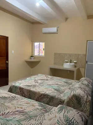 Cama o camas de una habitación en Casa de los abuelos