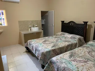 Cama o camas de una habitación en Casa de los abuelos