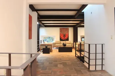 Cama o camas de una habitación en Hotel Casa Cantera