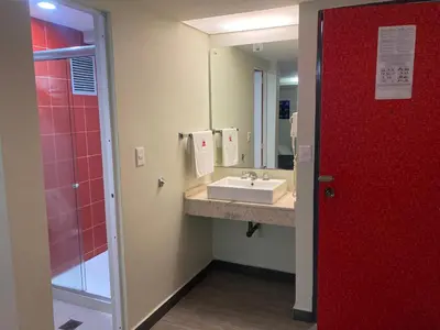 Un baño de HOTEL HUIPULCO