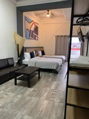 Cama o camas de una habitación en Hostal 170