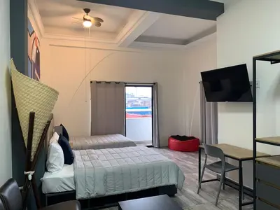 Cama o camas de una habitación en Hostal 170