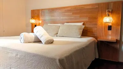 Cama o camas de una habitación en Terraza & Loft San Ángel