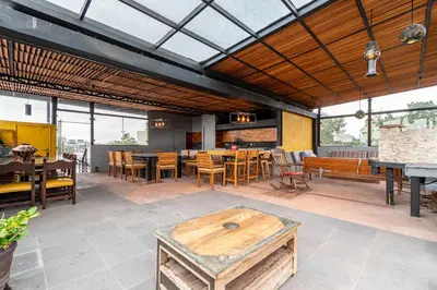 Zona de estar de Terraza & Loft San Ángel