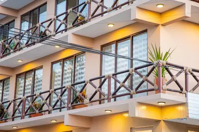 Un balcón o terraza de Hotel Santa Cruz Punta Zicatela