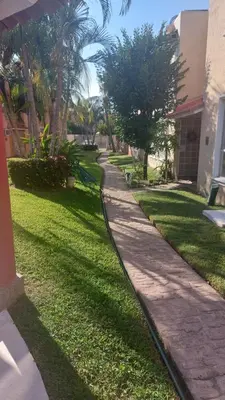 Jardín al aire libre en Casa Acá Diamante Gaviotas