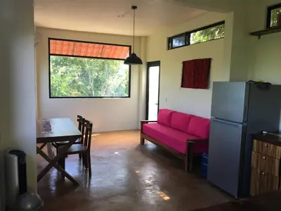 Una cocina o zona de cocina en Departamento Completo, Playa Paradisiaca,