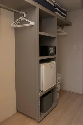 Una cocina o zona de cocina en Casa con vista a la bahía