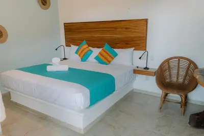 Cama o camas de una habitación en blue BOCANA