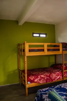 Cama o camas de una habitación en Casa Biznaga