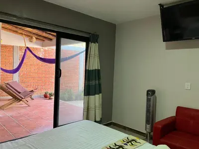 Cama o camas de una habitación en Casa Biznaga