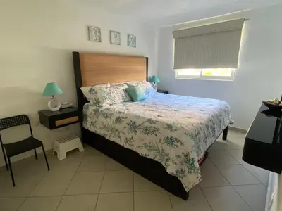 Cama o camas de una habitación en Acapulco Diamante hermoso departamento