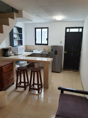 Una cocina o zona de cocina en Bungalow Turrent, a 5 minutos de Playa Mocambo