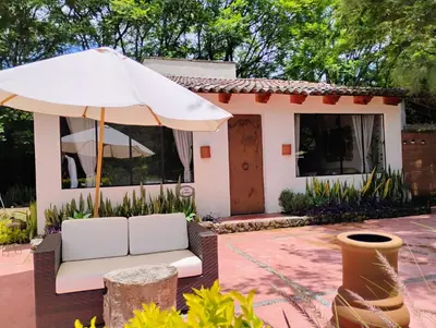 Jardín al aire libre en Paraje Real Malinalco