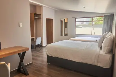 Cama o camas de una habitación en Hotel Garcia Peral