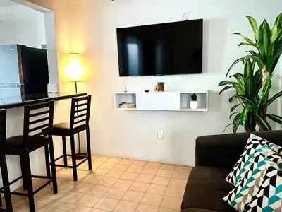 Una cocina o zona de cocina en Departamento Olas