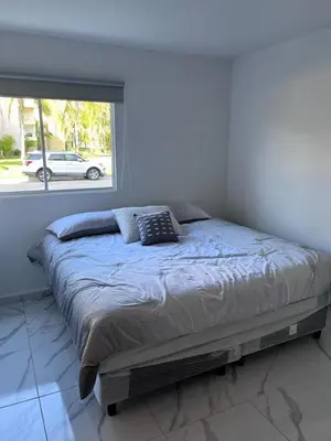 Cama o camas de una habitación en Hermoso Departamento Entero Planta Baja