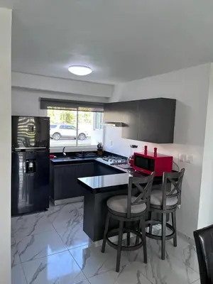 Una cocina o zona de cocina en Hermoso Departamento Entero Planta Baja