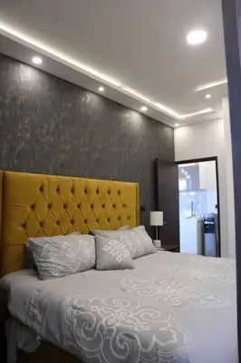 Cama o camas de una habitación en Luxurious and Central Apartment 2Br