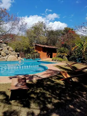 Piscina en o cerca de Huayápam Yù'ú Lodge