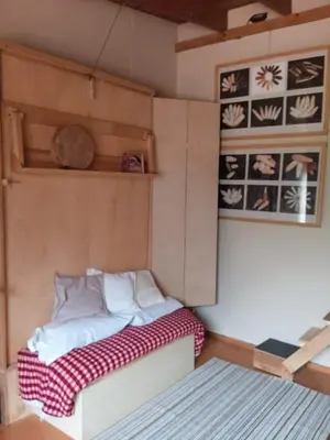 Cama o camas de una habitación en Casa Campestre del Mangrullo