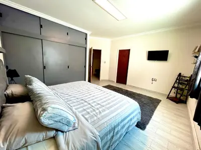 Cama o camas de una habitación en Casa boka con vista al mar y alberca