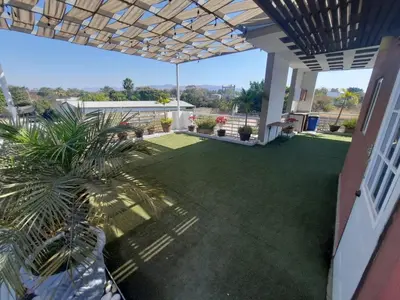 Jardín al aire libre en Casa Mía Morelos