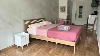 Cama o camas de una habitación en Loft en Veracruz