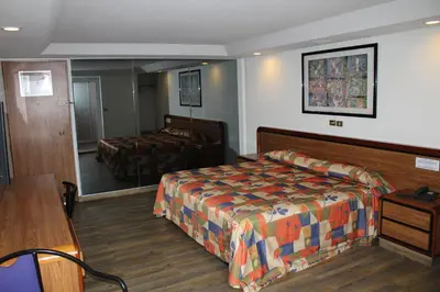 Cama o camas de una habitación en Hotel del Sur
