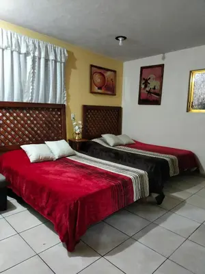 Cama o camas de una habitación en Casa San Francisco 4 personas