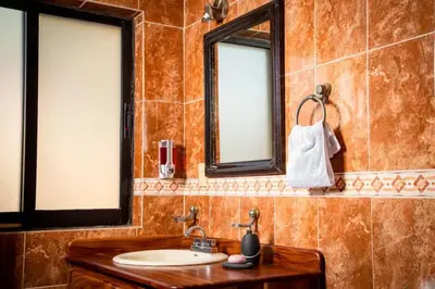Un baño de Casona San Germán - Alojamiento para 14 personas en Oaxaca