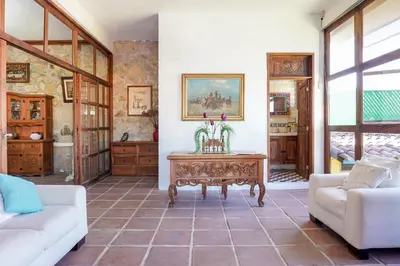 Zona de estar de Casa Cayetana Teques