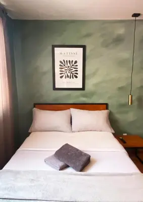 Cama o camas de una habitación en Compact Studio Apartment Casa Icacos Apt 5