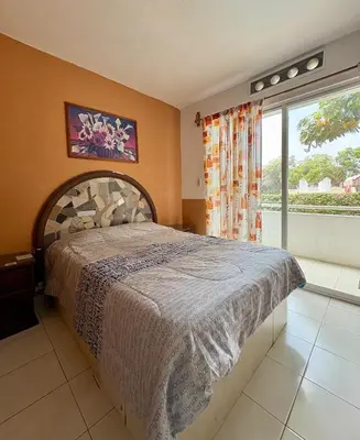 Cama o camas de una habitación en Palmas